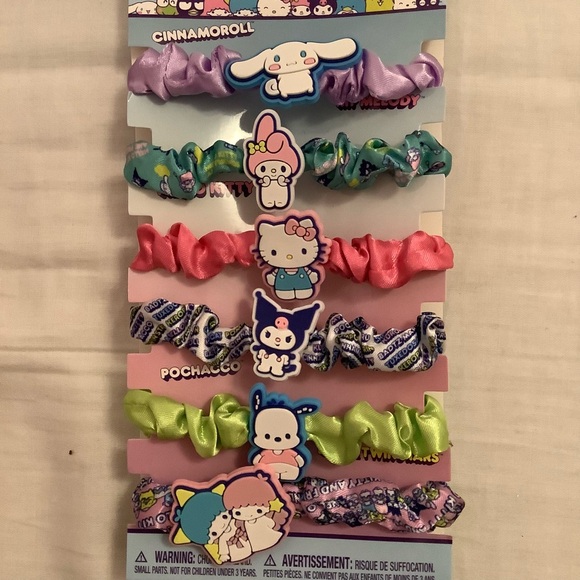 Hello Kitty & Friends 6 Hair Ties - Picture 3 of 4
